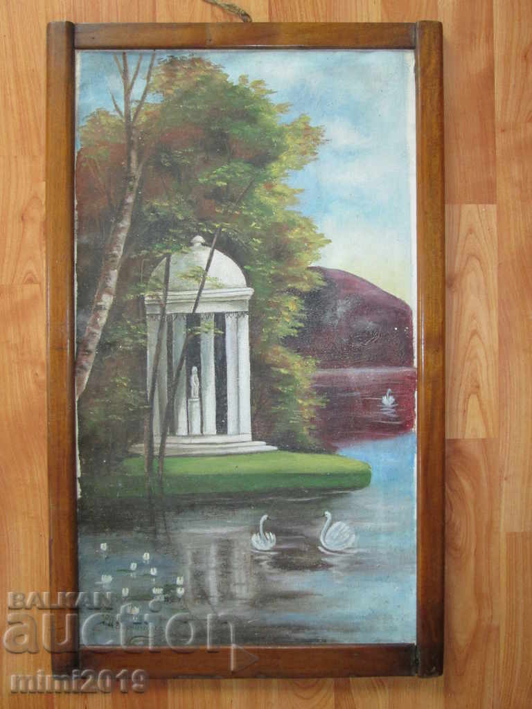 19th century, Old Russian painting - oil, canvas, signed - 7 19th century, Old Russian painting - oil, canvas, signed - 7