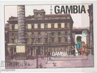 1989. Gambia. Cupa Mondială - Italia '90. Bloc.