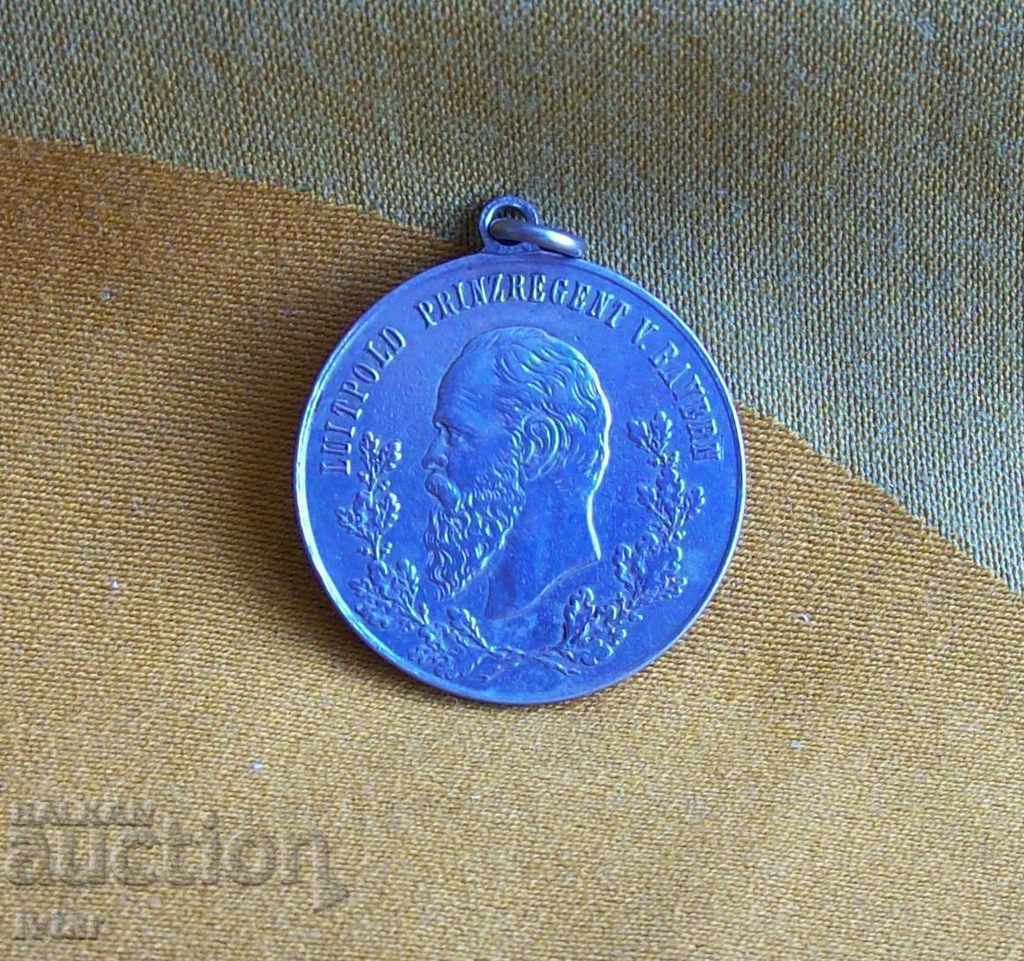 Medalia germană de argint - LUITPOLD PRINZREGENT 1902