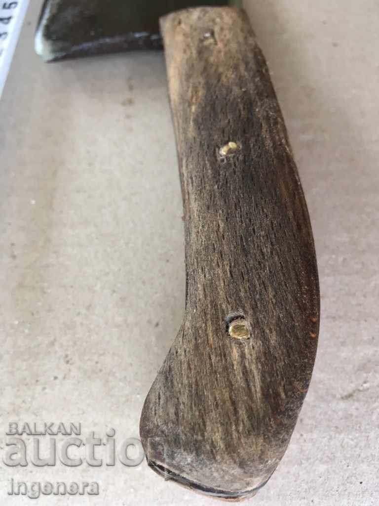 FORGED CLEAVER ANTIQUE TOOL IMPLEMENT - 5
