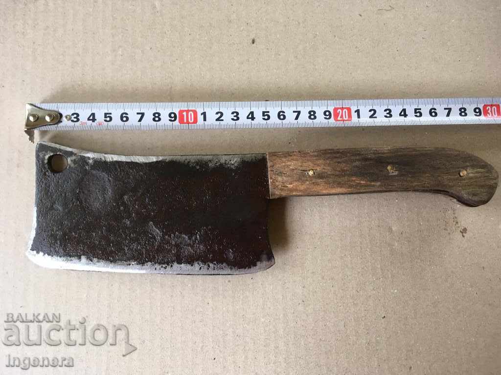 FORGED CLEAVER ANTIQUE TOOL IMPLEMENT