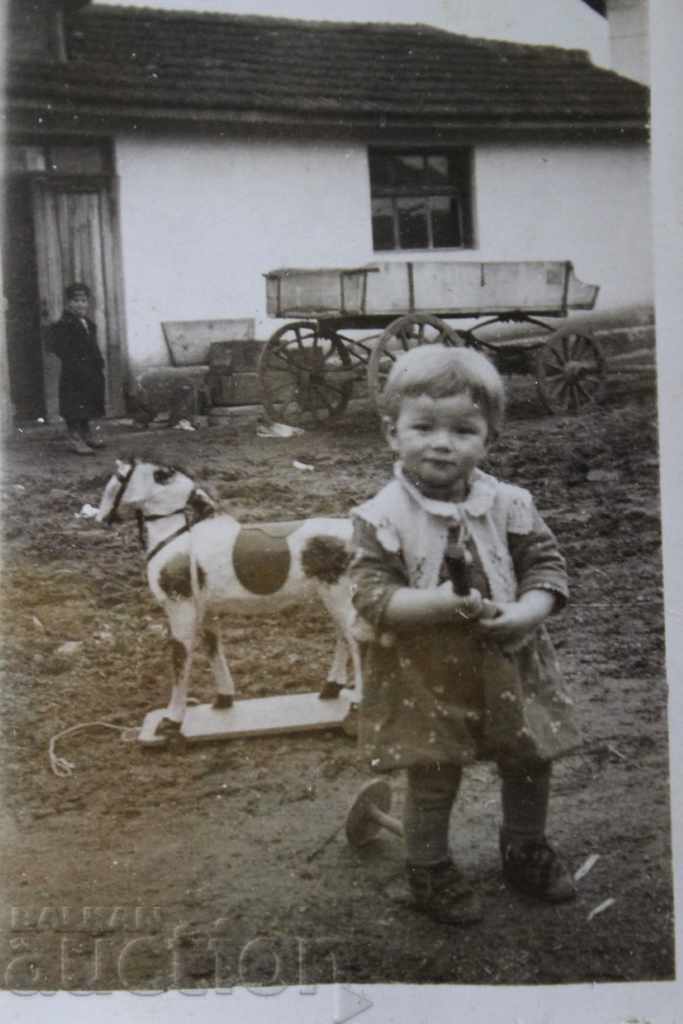 1938 OLD CHILDREN'S PHOTO PHOTO KINGDOM BULGARIA CHILD