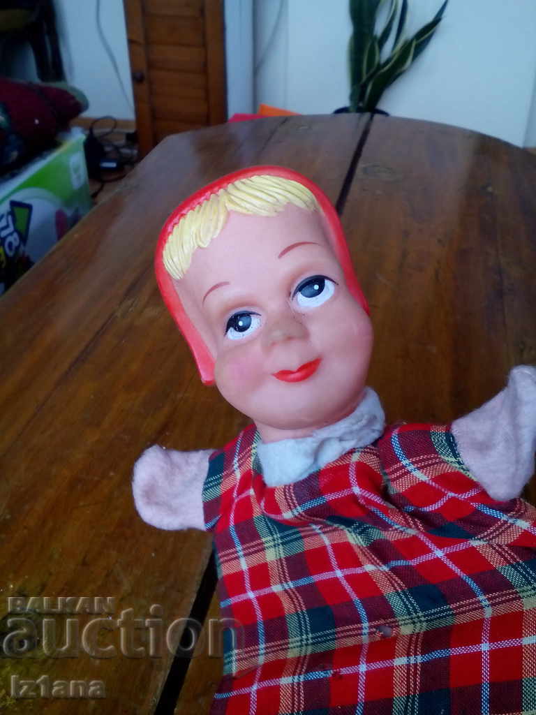 Auction Old puppet for the puppet theater, Little Red Riding Hood Auction Old puppet for the puppet theater, Little Red Riding Hood