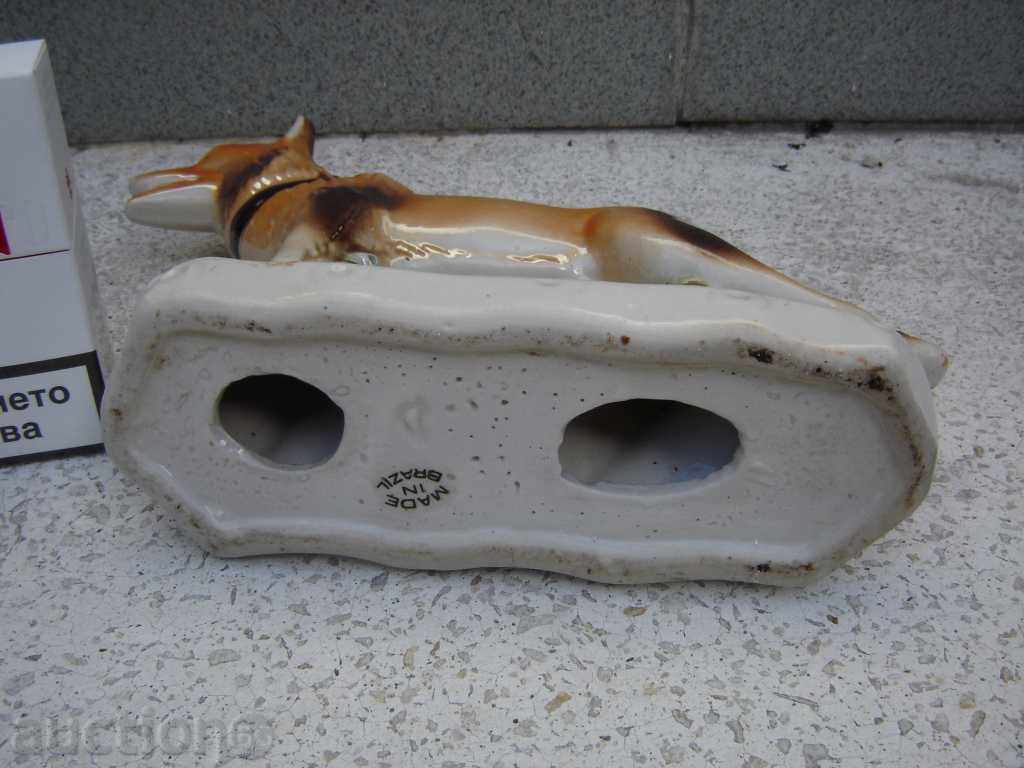 OLD PORCELAIN GERMAN SHEPHERD - 6 OLD PORCELAIN GERMAN SHEPHERD - 6