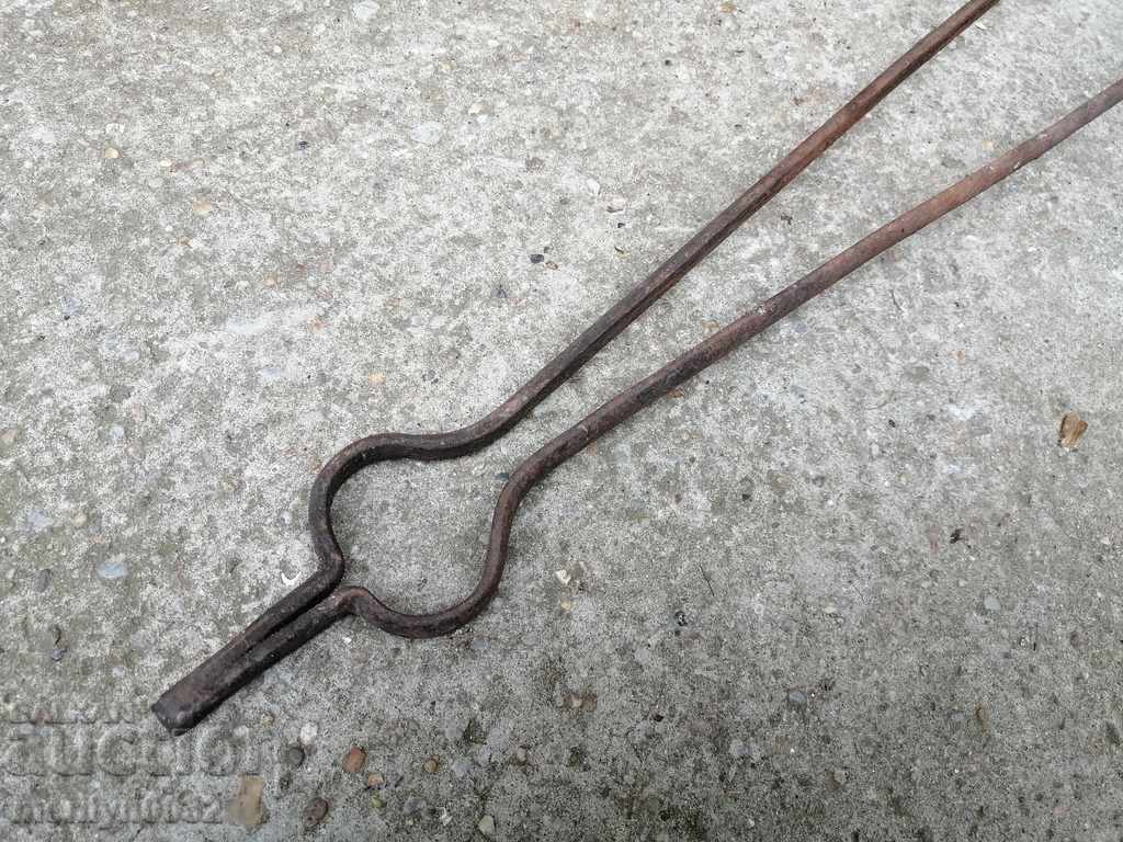 Παλιά λαβίδες, το πόκερ, σφυρήλατο σίδερο - 5