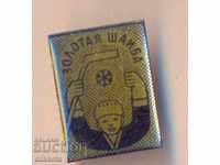 USSR hockey icon Golden puck