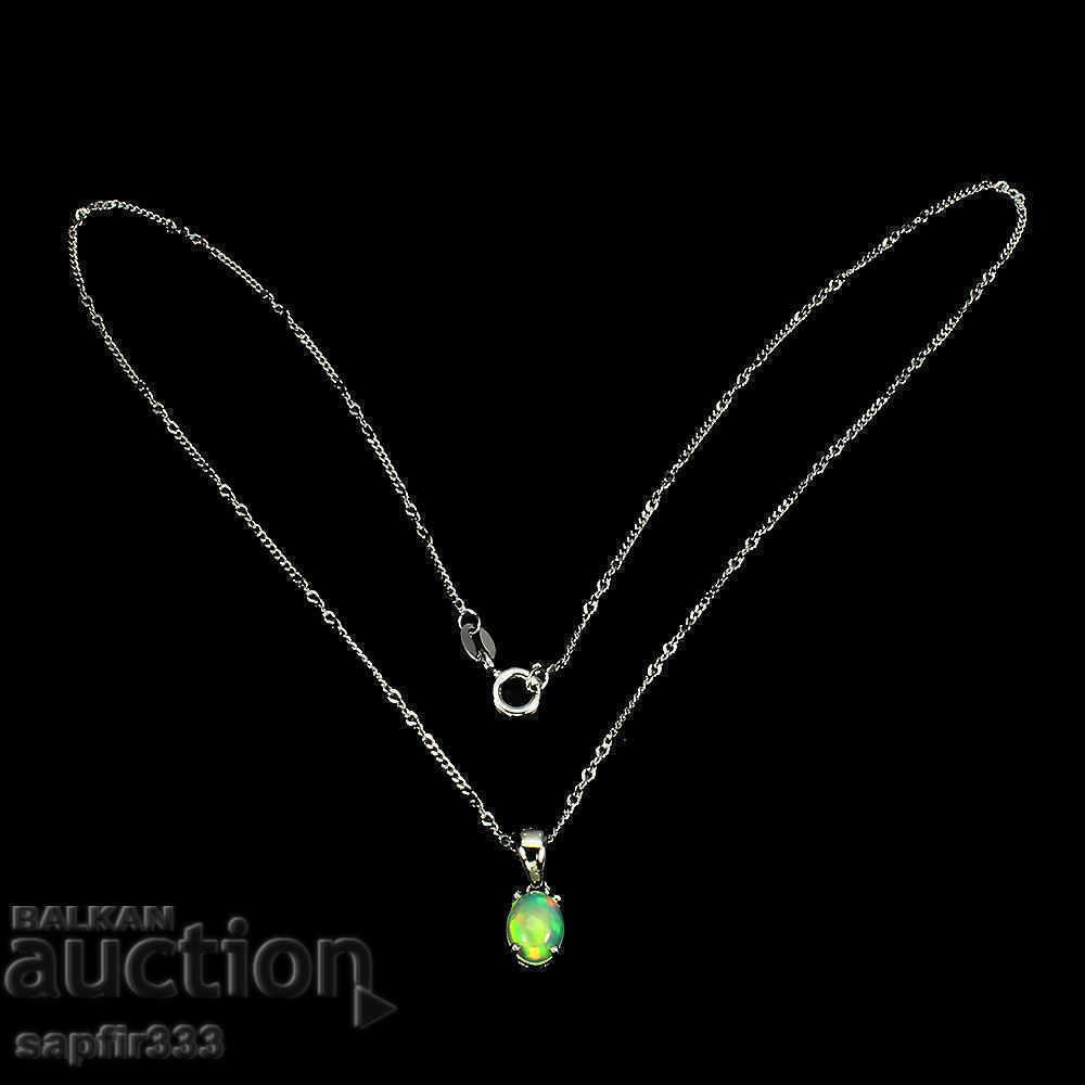 Auction EXCELLENT NECKLACE WITH NATURAL ETHIOPIAN ARC OPAL Auction EXCELLENT NECKLACE WITH NATURAL ETHIOPIAN ARC OPAL