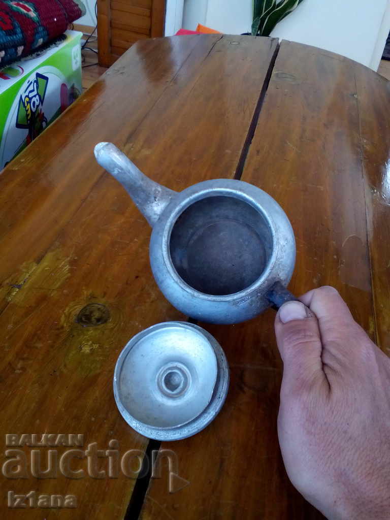 Old aluminum teapot - 6 Old aluminum teapot - 6