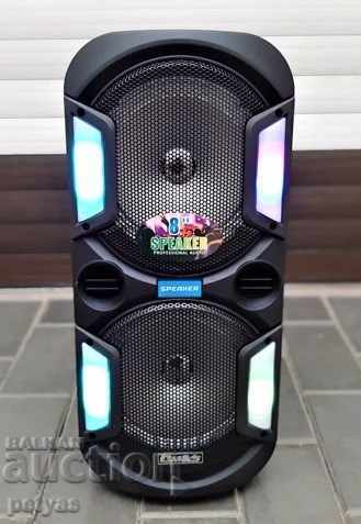 Difuzor Karaoke dual + microfon, model OM&S: OM-E18