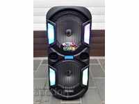 Karaoke dual speaker + microphone, OM&S model: OM-E18