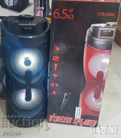 Karaoke speaker KTS-1086 with FM tuner, remote, BLUETOOTH - 5 Karaoke speaker KTS-1086 with FM tuner, remote, BLUETOOTH - 5