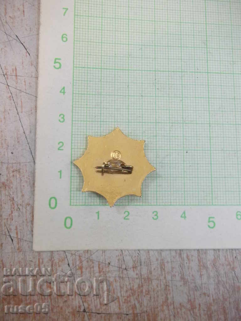 Badge "Bureau of International Youth Tourism * Ural - Sputnik *" with price 2.00 BGN | € 1.02 Badge "Bureau of International Youth Tourism * Ural - Sputnik *" with price 2.00 BGN | € 1.02