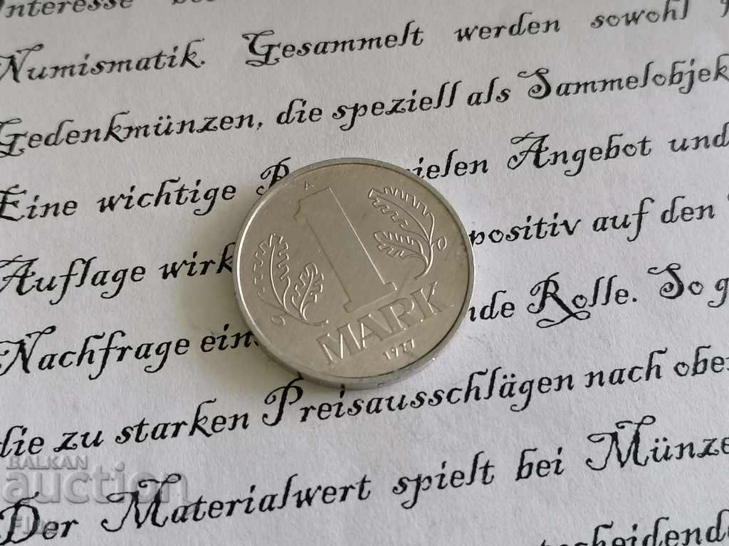 Coin - Γερμανία - 1 μάρκα 1977; Σειρά Α