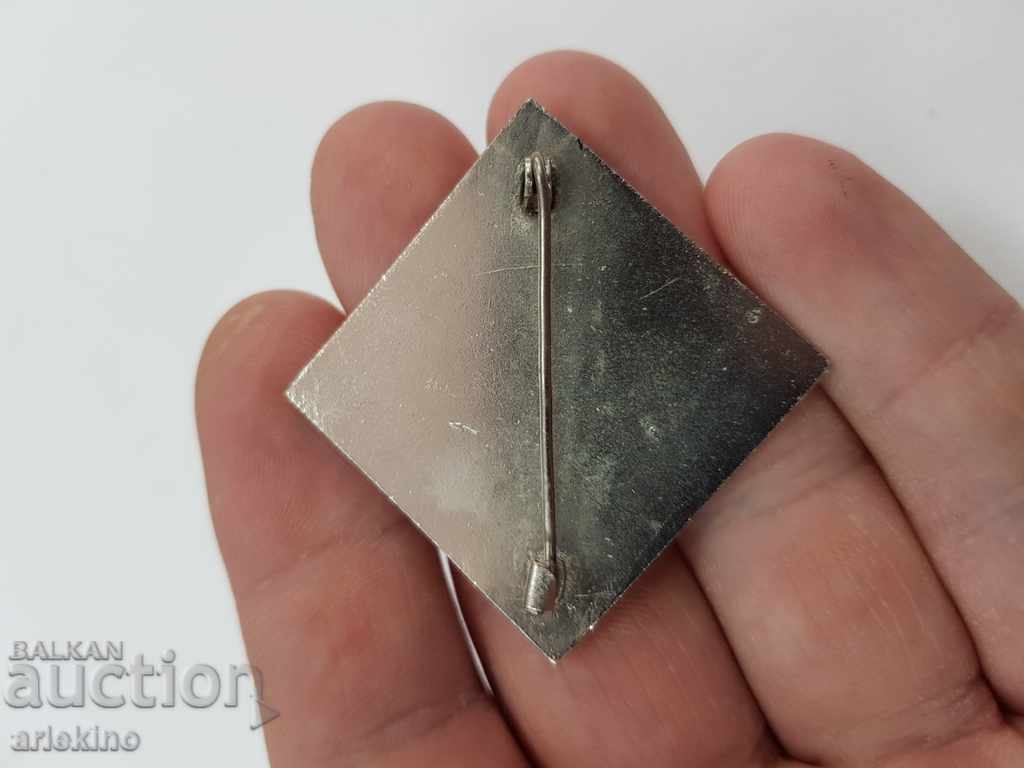 Big beautiful Hungarian sports badge boxing sign 1966 - 5 Big beautiful Hungarian sports badge boxing sign 1966 - 5