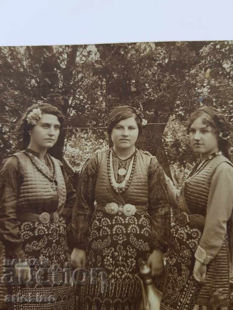 Rare Bulgarian Revival photography of women in costumes with buckles with price 40.00 BGN | € 20.45 Rare Bulgarian Revival photography of women in costumes with buckles with price 40.00 BGN | € 20.45