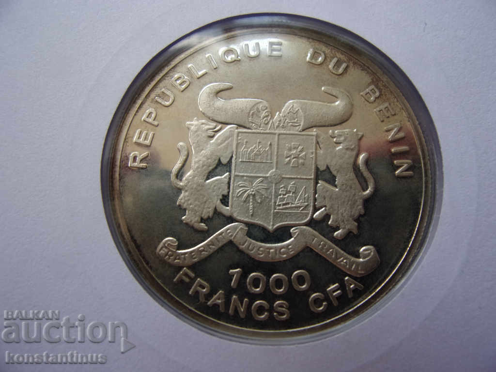 Licitație Benin 1000 Franci 2002 UNC Licitație Benin 1000 Franci 2002 UNC