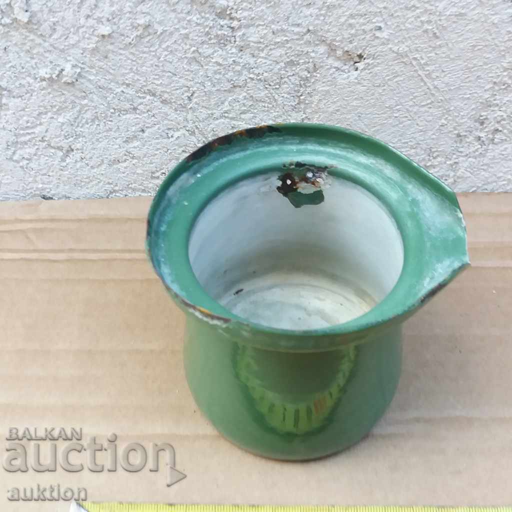 ЕМАЙЛИРАНО СОЦ. ДЖЕЗВЕ , ПОТИР, ЧАША С МАРКИРОВКА с цена 1.99 лв. | € 1.02 ЕМАЙЛИРАНО СОЦ. ДЖЕЗВЕ , ПОТИР, ЧАША С МАРКИРОВКА с цена 1.99 лв. | € 1.02