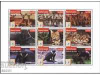 Чисти марки в малък лист Фауна Диви животни 1995 Сиера Леоне