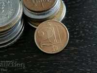Монета - Чехословакия - 20 халера | 1989г.