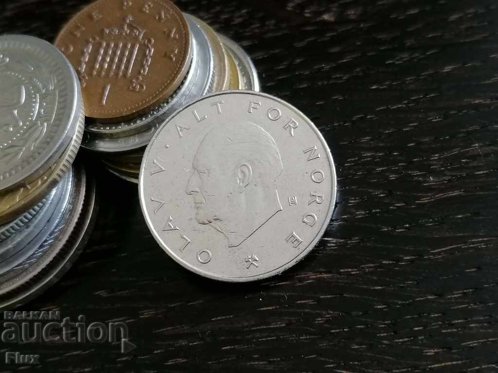 Μονέ - Νορβηγία - 1 κορόνα 1982 με τιμή 1.25 BGN | € 0.64 Μονέ - Νορβηγία - 1 κορόνα 1982 με τιμή 1.25 BGN | € 0.64