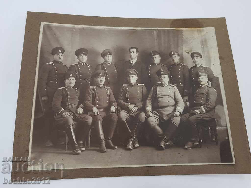 Foarte rară jandarmeria bulgară de fotografie regală bulgară