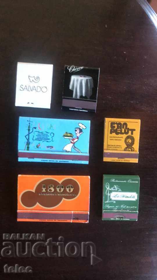 Auction  Set of 17 advertising matchboxes from Spain