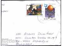 Traveled envelope with brands Tourism 2009 America UPAEP from Cuba