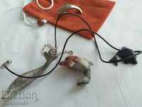 Various dolphin necklace, pendant...