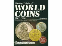 Каталог световни монети 1701-1800 година - издание Krause!!!