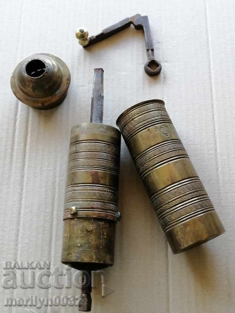 Old Bulgarian spice mill grinder 1914 - 5 Old Bulgarian spice mill grinder 1914 - 5