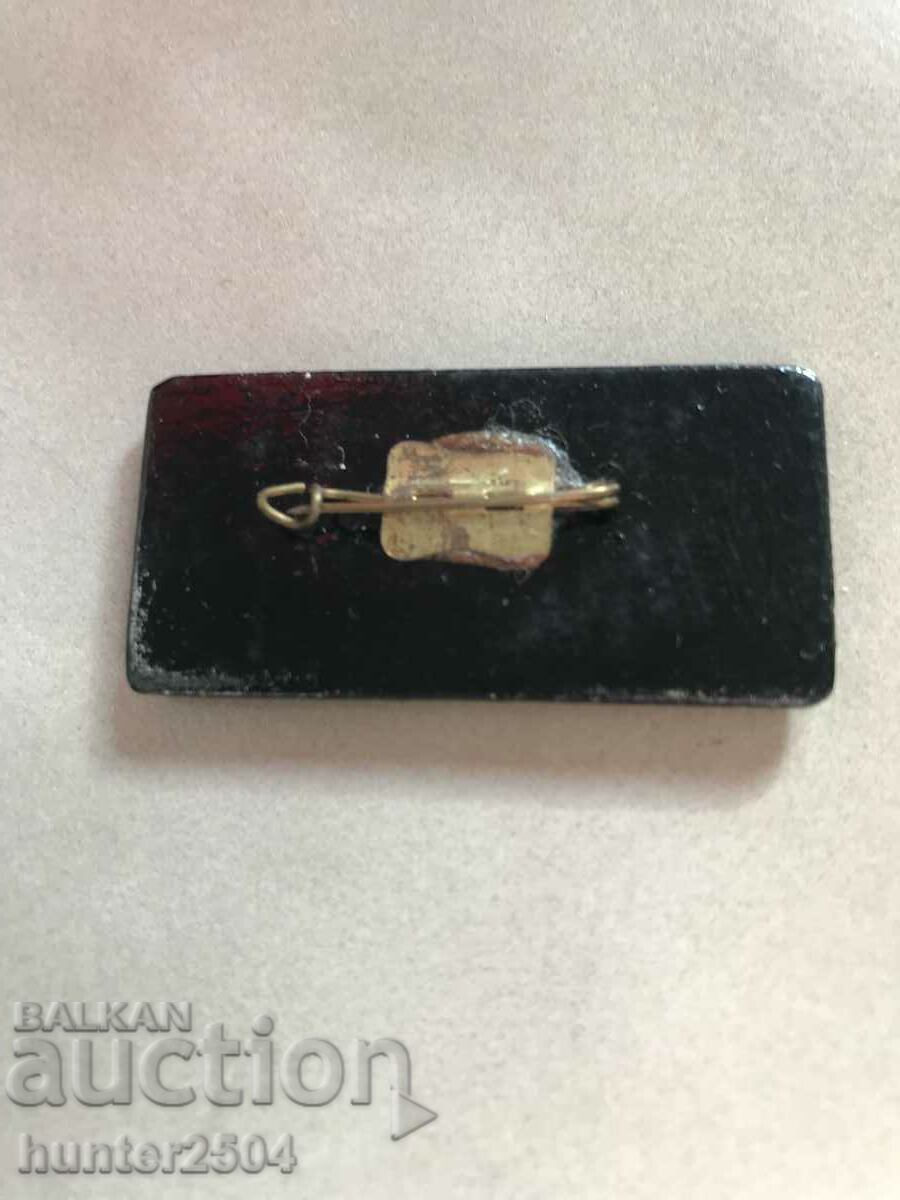 Hand painted brooch - USSR with price 24.95 BGN | € 12.76 Hand painted brooch - USSR with price 24.95 BGN | € 12.76