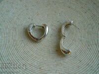 Cercei de argint in forma de inima, ARGINT 925