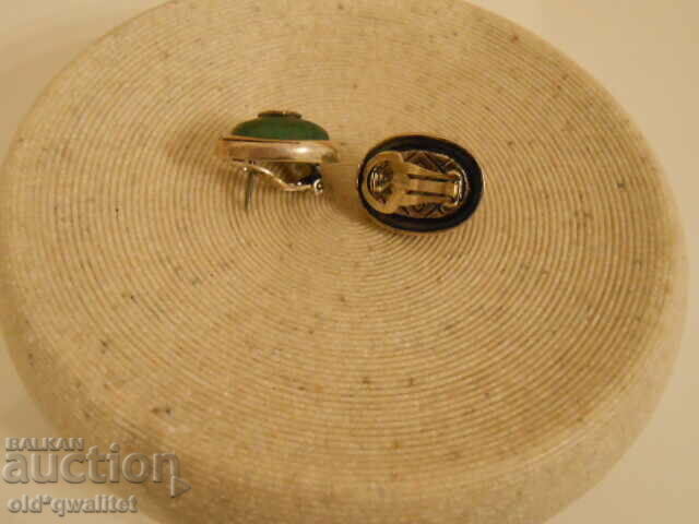 Delivery of Magnificent old silver EARRINGS with Turquoise Delivery of Magnificent old silver EARRINGS with Turquoise