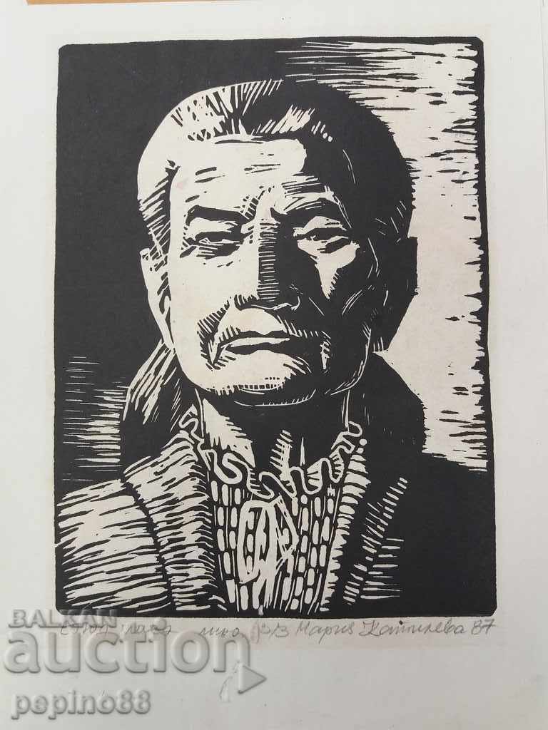 Maria Katileva - Etude chapter 3/3 Lithograph with price 19.00 BGN | € 9.71