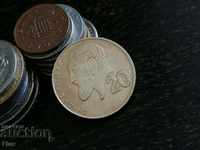 Mонета - Кипър - 20 цента | 1994г.
