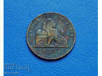 Belgia 2 centimes /2 centimes/ 1876