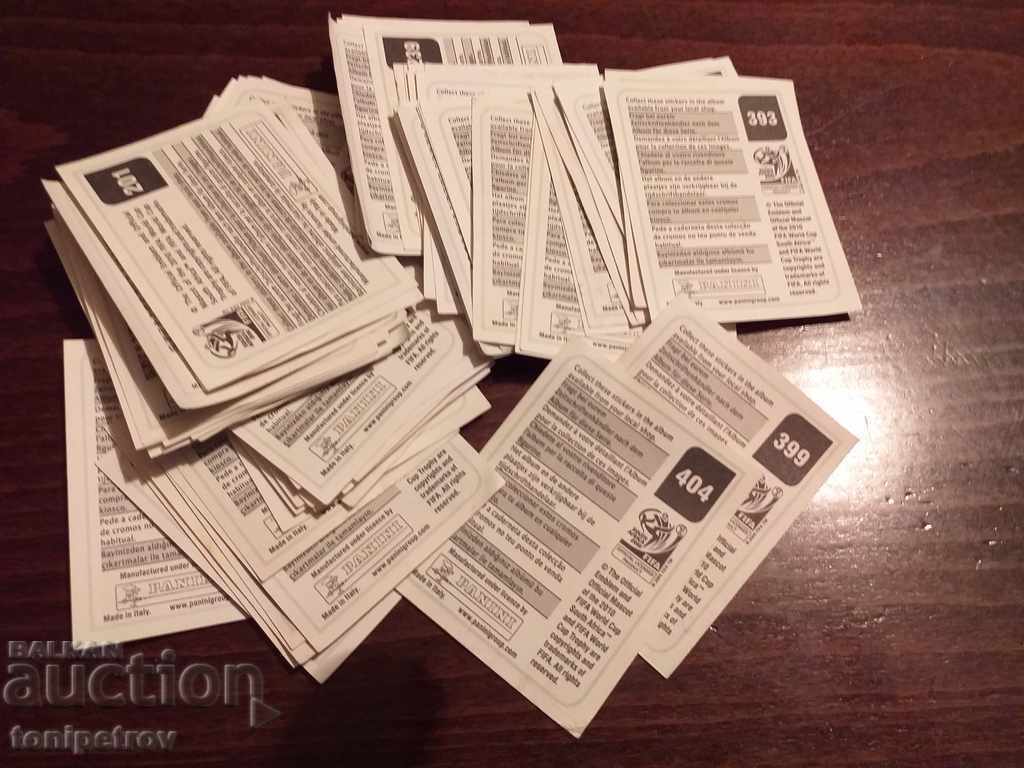 Panini Football Stickers 2010 South Africa with price 0.50 BGN | € 0.26 Panini Football Stickers 2010 South Africa with price 0.50 BGN | € 0.26