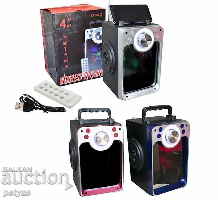 Portable Bluetooth speaker 2x5W, KTS-822 - 6