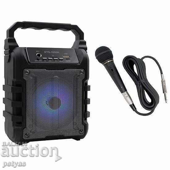 Bluetooth Speaker KTS-1050 + GIFT: Microphone
