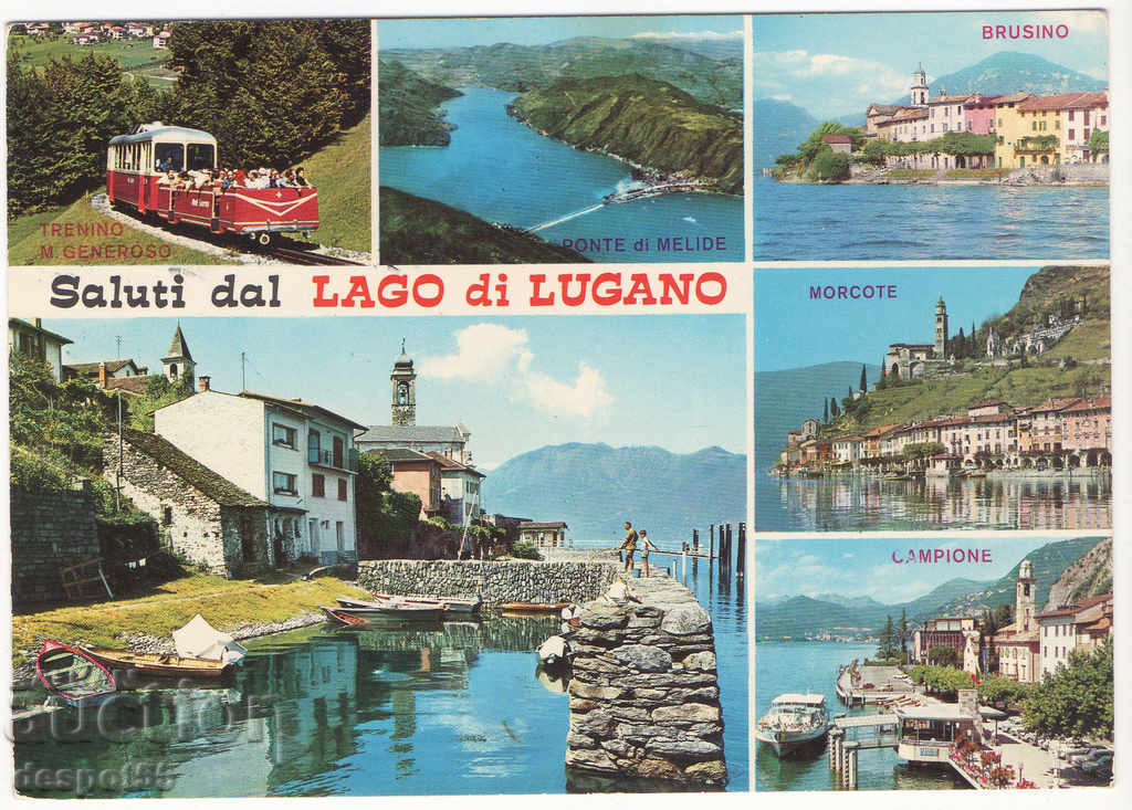 1971. Швейцария. Щрихи от Луганското езеро.