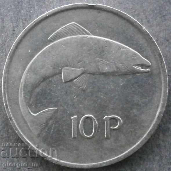 Ireland 10 pence 1975