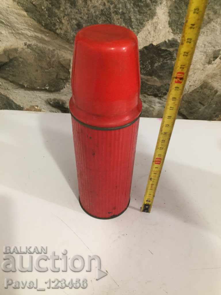old thermos - Polish with price 4.99 BGN | € 2.55 old thermos - Polish with price 4.99 BGN | € 2.55