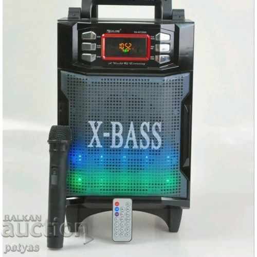 Karaoke Speaker Golon RX-2900 BT with Bluetooth and Microphone