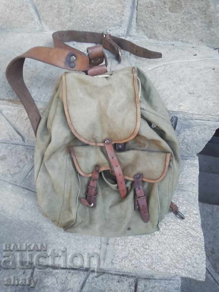 An old backpack