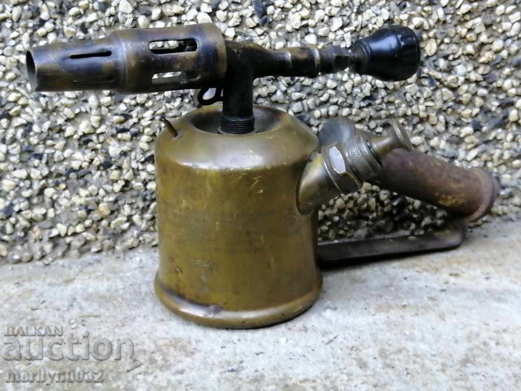 Auction German petrol lamp HANHEL for pig frying, WORKING Auction German petrol lamp HANHEL for pig frying, WORKING