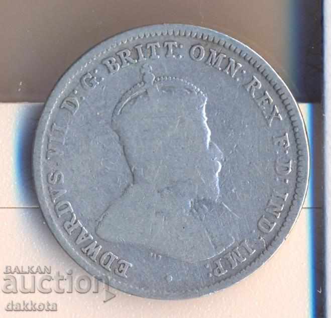 Αυστραλία σελίνι 1910, ασήμι με τιμή 12.50 BGN | € 6.39