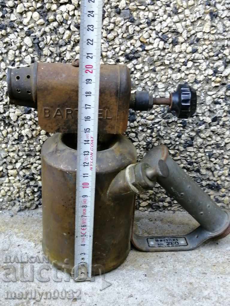 Old German petrol lamp BARTHEL pearl pig WORKING - 6 Old German petrol lamp BARTHEL pearl pig WORKING - 6