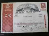 Share certificate Foremost - McKesson Inc. | 1967