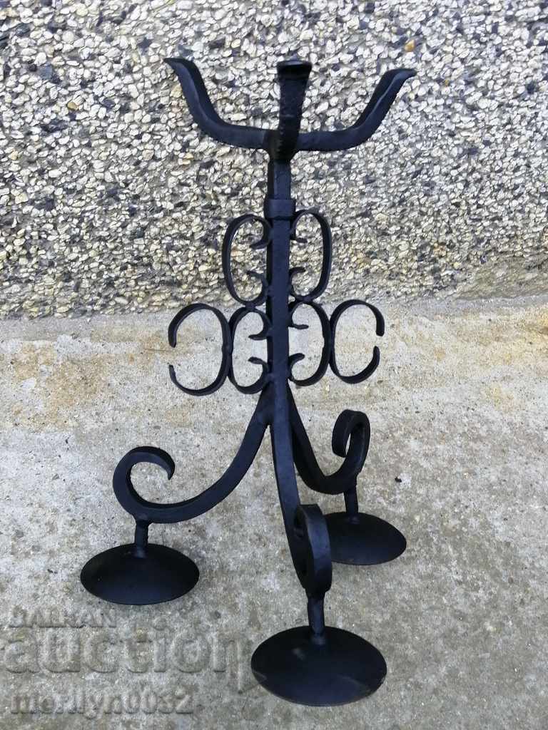 Licitație Steaua sfeșnic din fier forjat lumanari Licitație Steaua sfeșnic din fier forjat lumanari