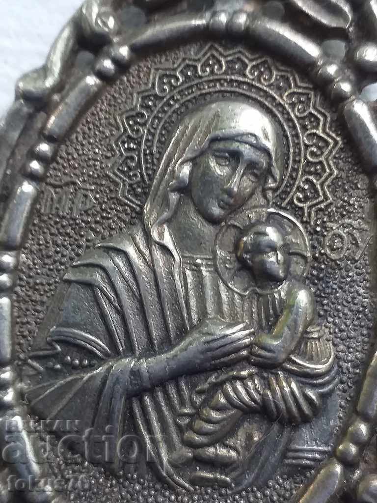 PANAGIA MEDALLION VIRGIN RELIGION ICON BZC with price 33.00 BGN | € 16.87 PANAGIA MEDALLION VIRGIN RELIGION ICON BZC with price 33.00 BGN | € 16.87